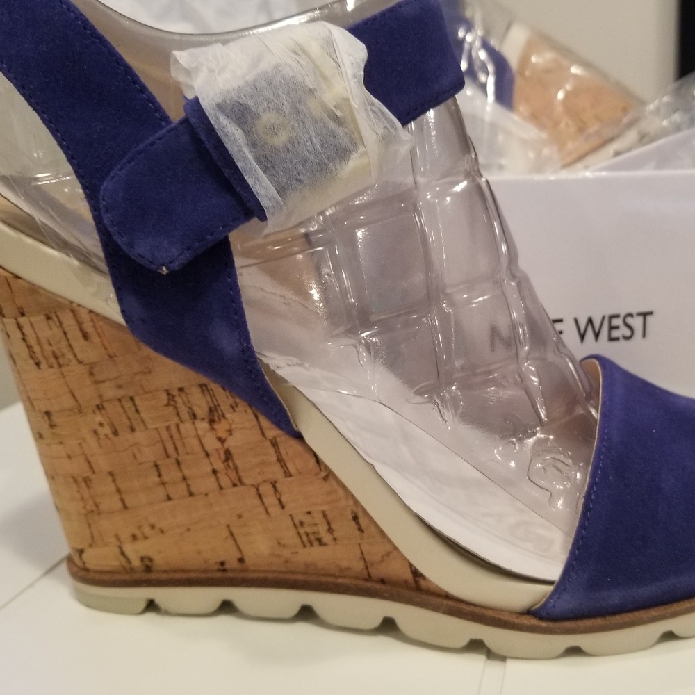 Nine West Blue Suede